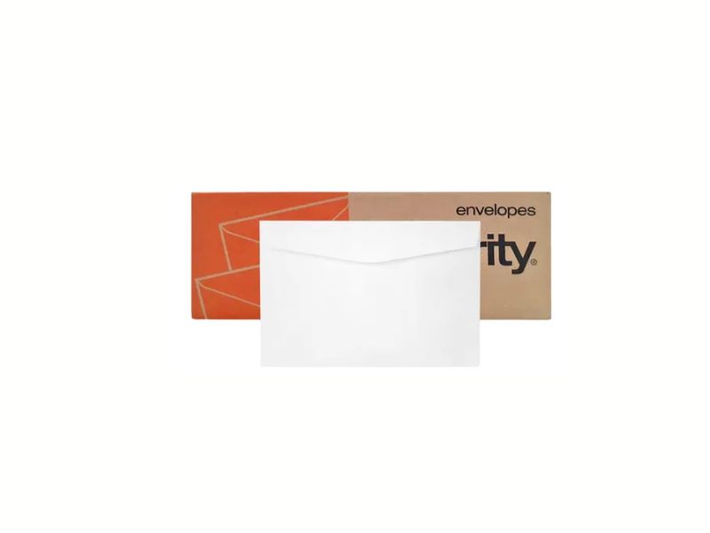 ENVELOPE S/RPC SACO BCO COF/10 SCRITY 114X162 63G CX C/1000