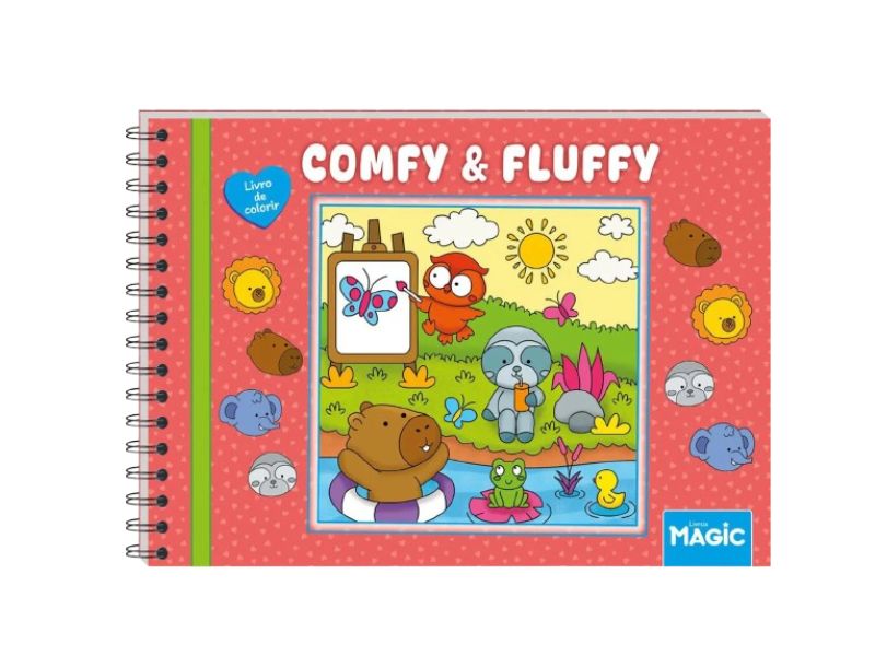 LIVRO DE COLORIR COMFY E FLUFFY 96P ESP CD 180G MAGIC KIDS LIVRO DE COLORIR COMFY E FLUFFY 96P ESP CD 180G MAGIC KIDS