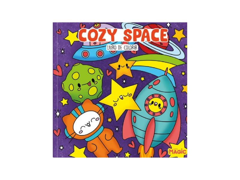 LIVRO DE COLORIR COZY SPACE 48PGS 180G MAGIC KIDS LIVRO DE COLORIR COZY SPACE 48PGS 180G MAGIC KIDS