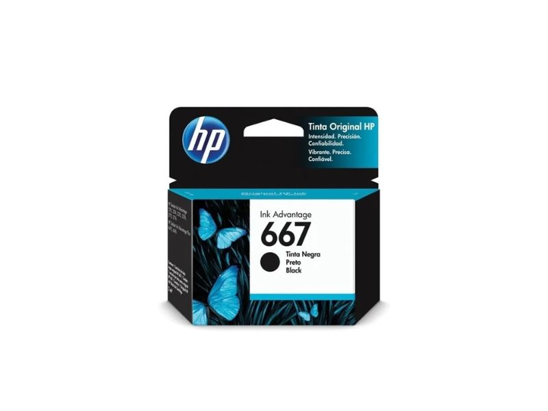 CARTUCHO 3YM79AB (667) 2ML PRETO HP