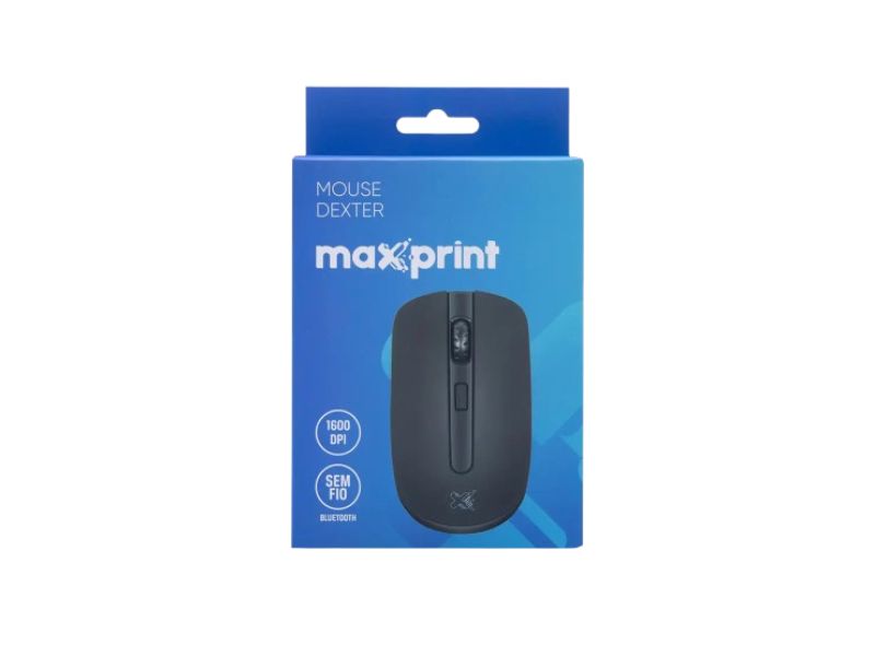 MOUSE DEXTER SEM FIO 1600DPI BLUETOOH  (60000046) MAXPRINT