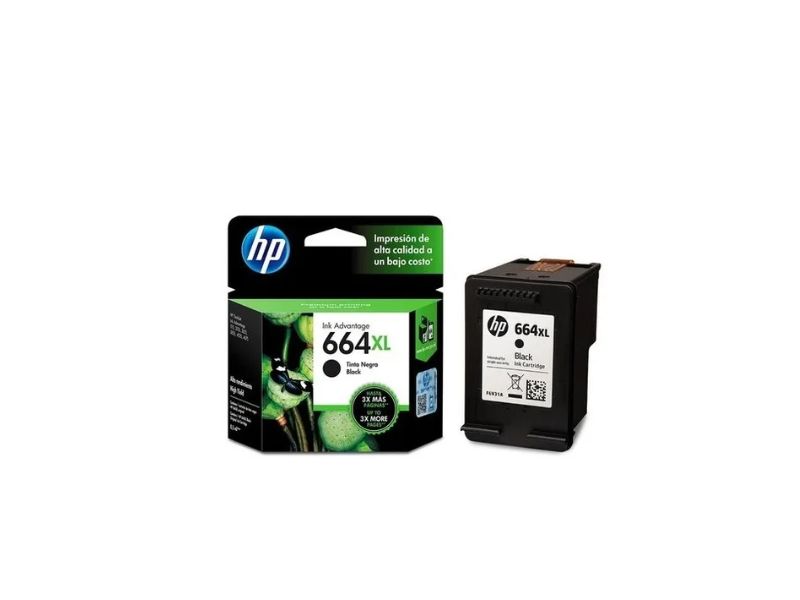 CARTUCHO F6V31AB (664XL) BK 8.5ML HP