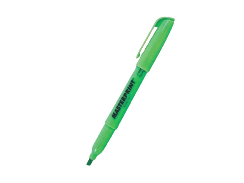 MARCA TEXTO MP612 VERDE UND MASTERPRINT