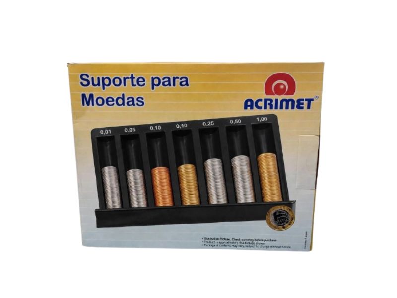 SUPORTE CLASSIFICADOR P/ MOEDAS ACRIMET
