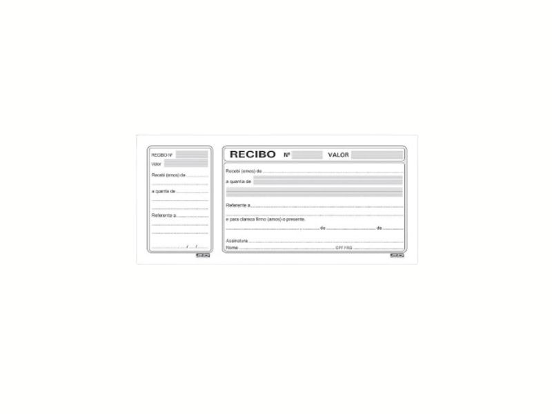RECIBO COML COM CANHOTO 200 X 91 C/50FLS (10046) SD