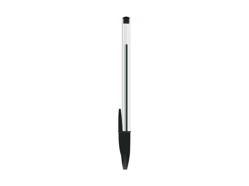 CANETA ESF BIC CRISTAL PRETA UND