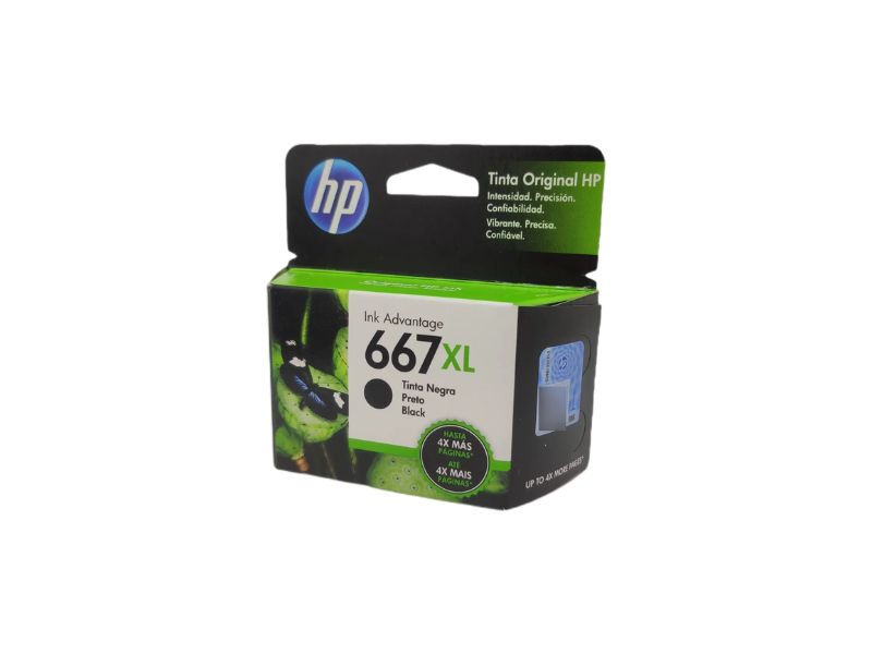 CARTUCHO 3YM81AB  (667XL) 8.5ML PRETO HP