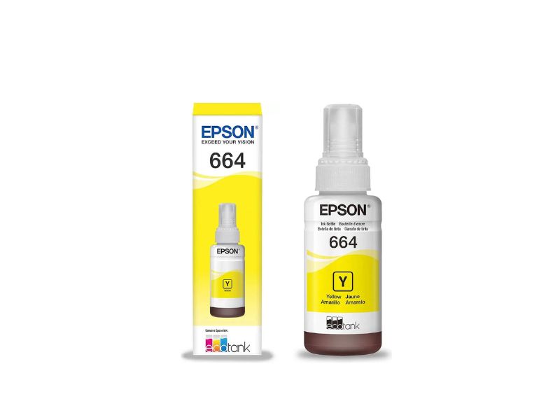 REFIL DE TINTA ECOTANK T664420 AMARELO 70ML EPSON