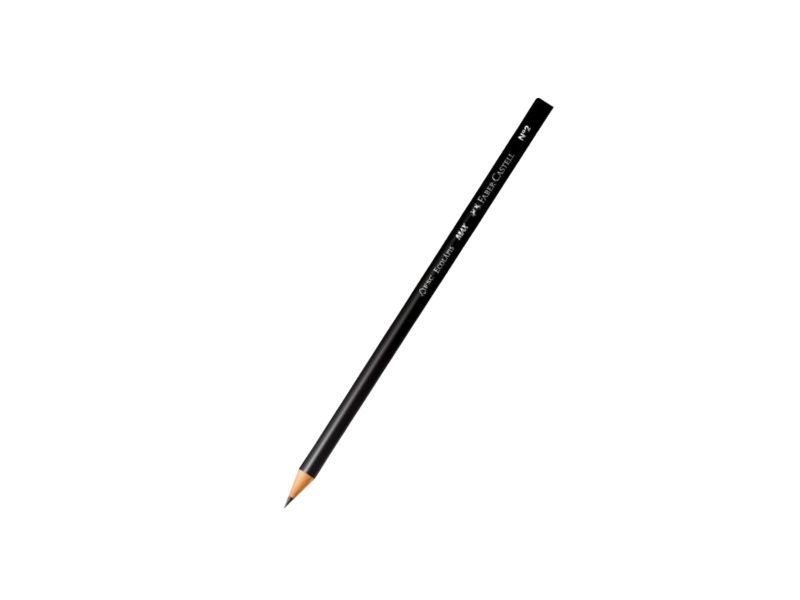 LAPIS PRETO N°2 = HB REDONDO ECOLAPIS FABER-CASTELL