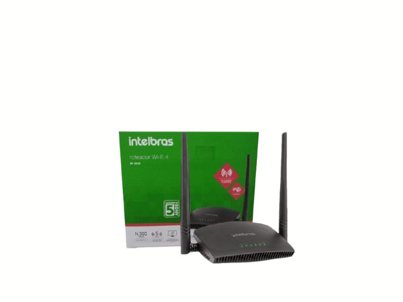 ROTEADOR WIRELESS DUAS ANTENAS RF 301K 300MBPS INTELBRAS