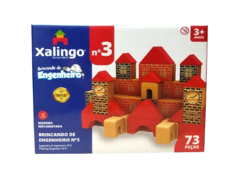 BRINQUEDO PARA MONTAR BRINCANDO DE ENGENHEIRO C/73PCS XALINGO BRINQUEDO PARA MONTAR BRINCANDO DE ENGENHEIRO C/73PCS XALINGO