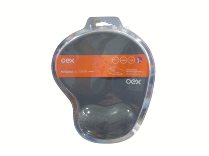 MOUSE PAD C/APOIO EM GEL CHUMBO (MP-200) OEX