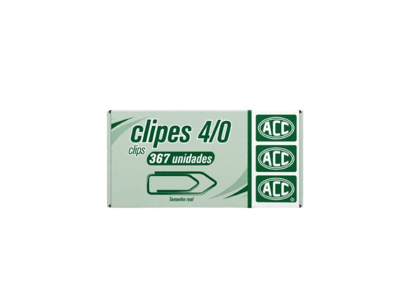CLIPS 4/0 GALVANIZADO CX C/367 ACC