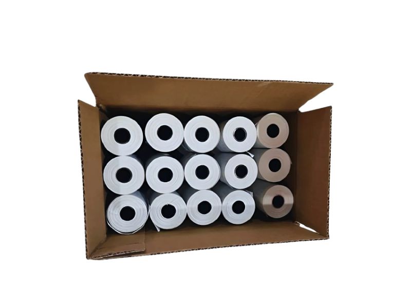 BOBINA TERM 80X30M 1 VIA BRANCA C/30UN RIO BRANCO MAXPRINT