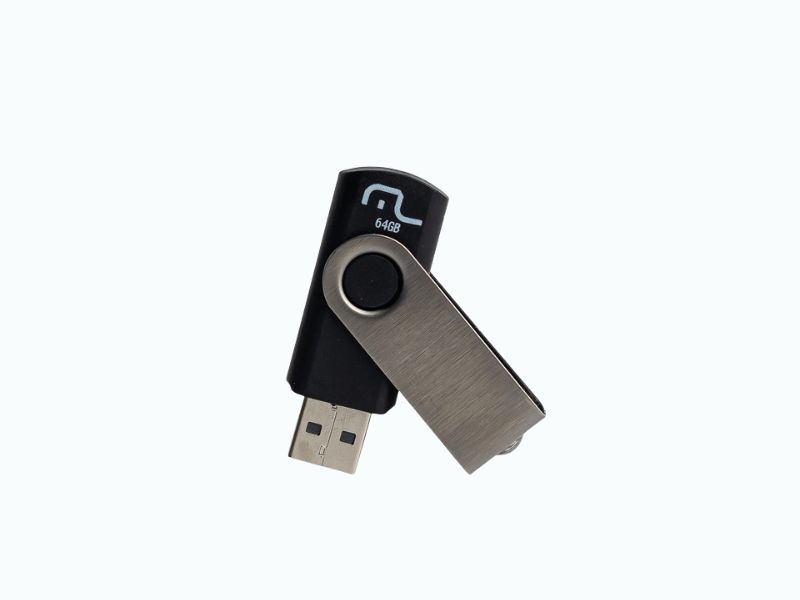 PEN DRIVE TWIST PRETO 64GB (PD590) MULTILASER
