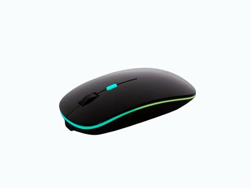 MOUSE SEM FIO CROMA 2.4G 1600 DPI PRETO RECARREGAVEL (60000150) MAXPRINT