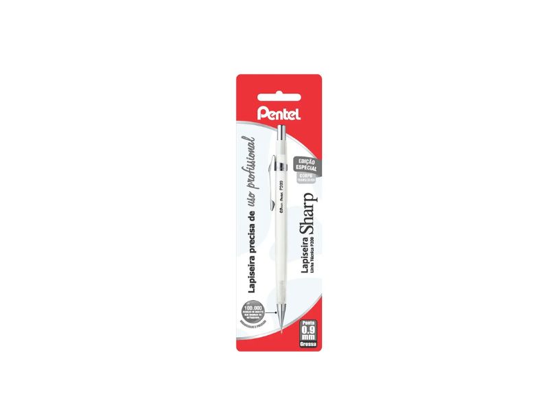 LAPISEIRA 0,9MM P209 BRANCA PENTEL