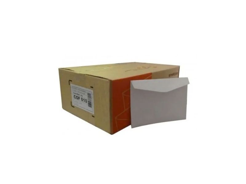 ENVELOPE S/RPC SACO BCO COF/10 SCRITY 114X162 63G CX C/1000