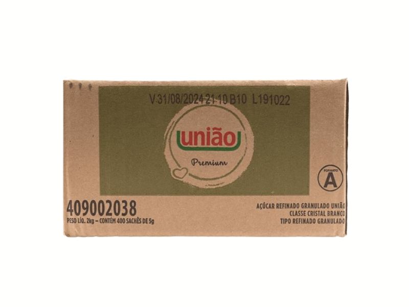 ACUCAR PREMIUM 5G C/400 SACHE UNIAO