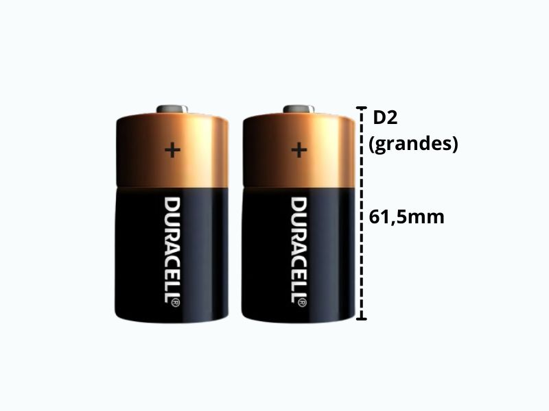 PILHA GRANDE D2 DURACELL UND
