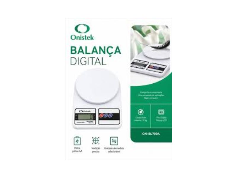 BALANCA DIGITAL DE MESA P/ USO DOMESTICO ON BL700A ONISTEK