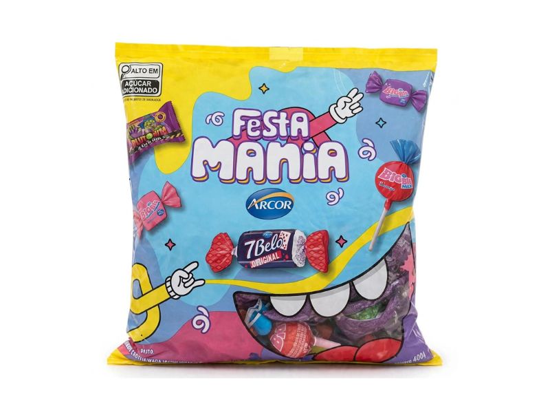 FESTA MANIA MISTA SORTIDO 400GR ARCOR
