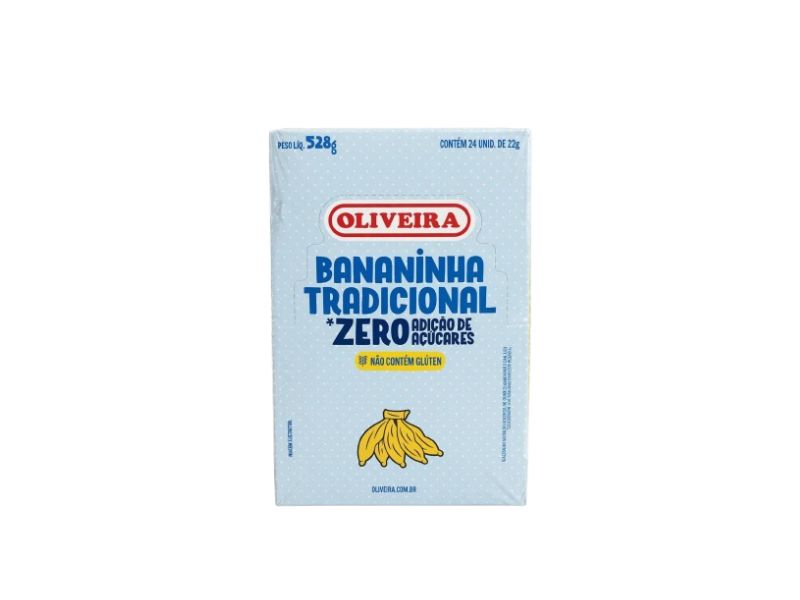BANANINHA CREMOSA 24X22GR OLIVEIRA SEM ACUCAR