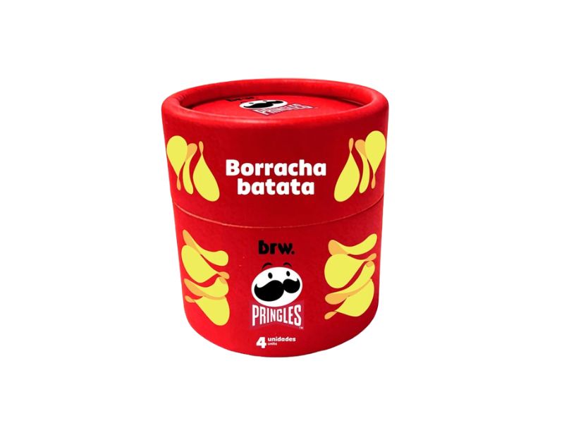 BORRACHA BATATA PRINGLES POTE C/ 4UN BRW