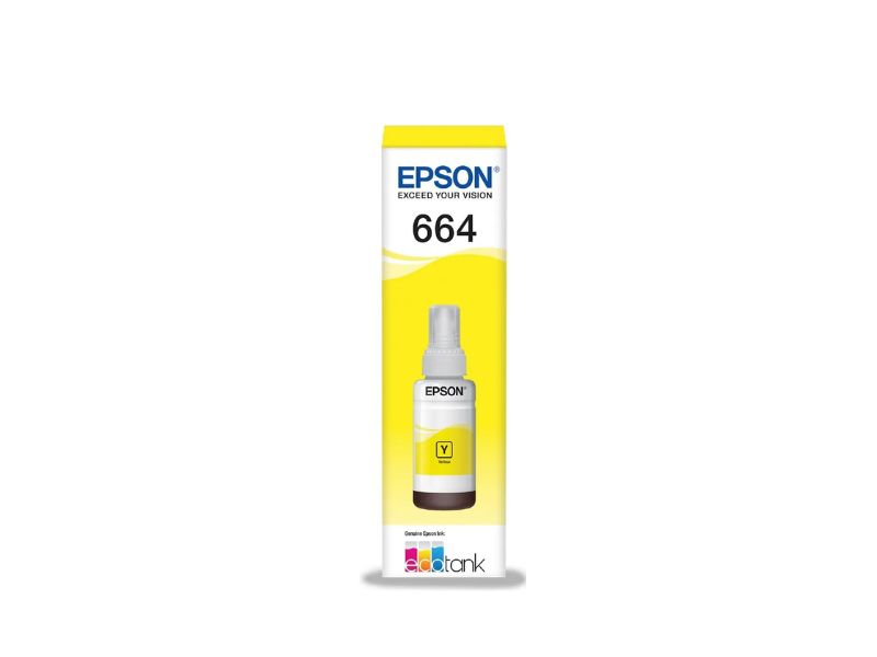 REFIL DE TINTA ECOTANK T664420 AMARELO 70ML EPSON