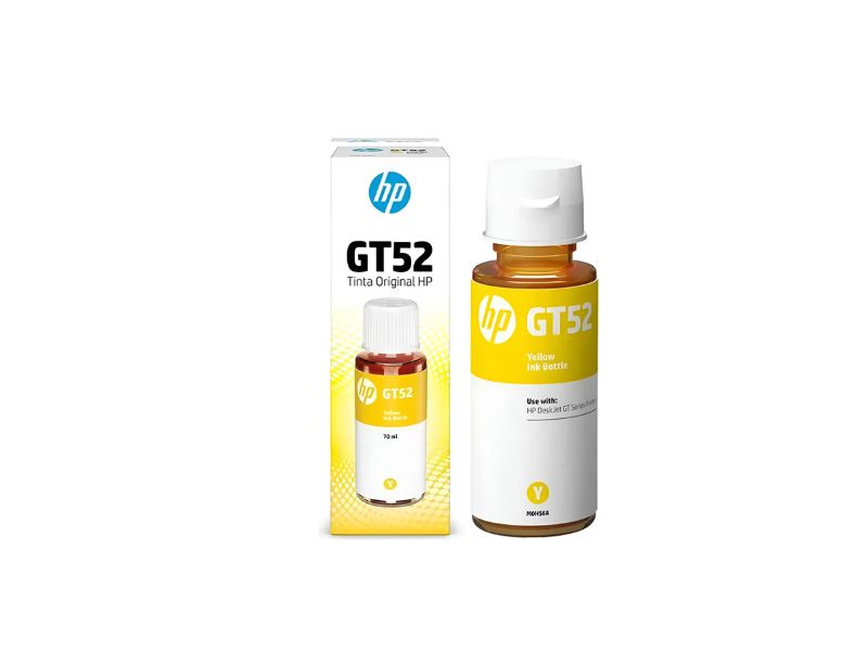 REFIL DE TINTA HP GT52 AMARELO M0H56AL