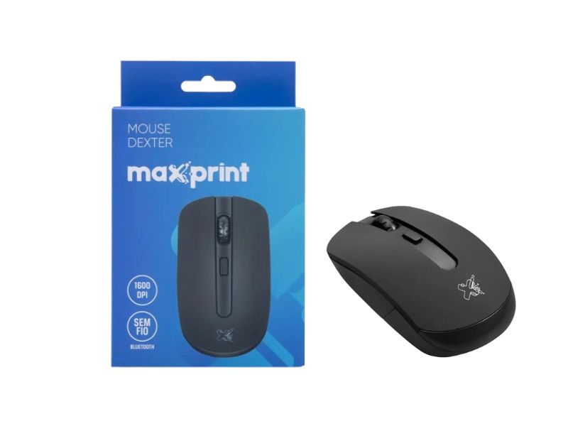 MOUSE DEXTER SEM FIO 1600DPI BLUETOOH  (60000046) MAXPRINT