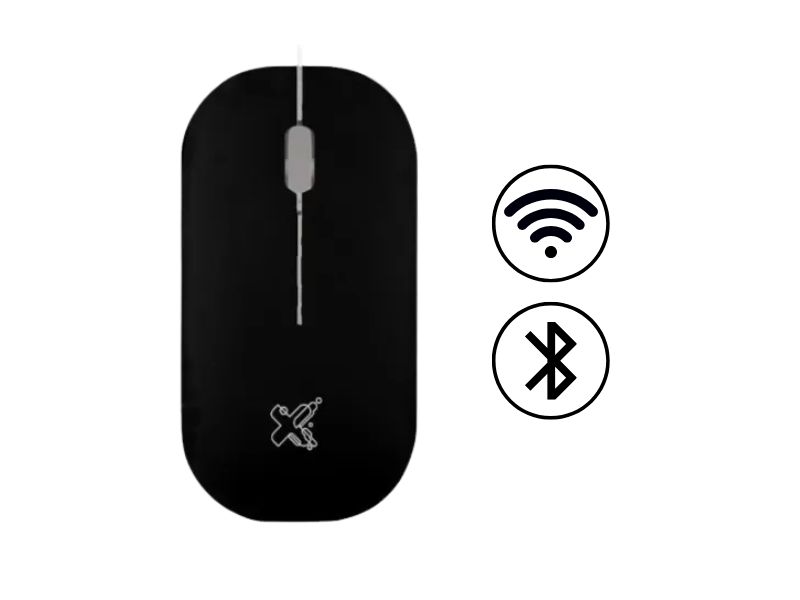 MOUSE SEM FIO CROMA 2.4G 1600 DPI PRETO RECARREGAVEL (60000150) MAXPRINT