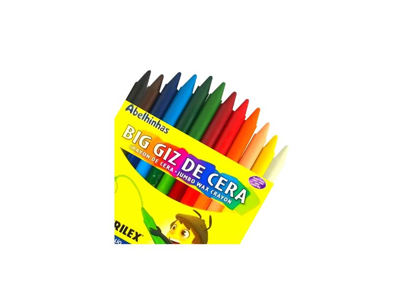 GIZ DE CERA  JUMBO C/12 UNIDADES 112G ACRILEX