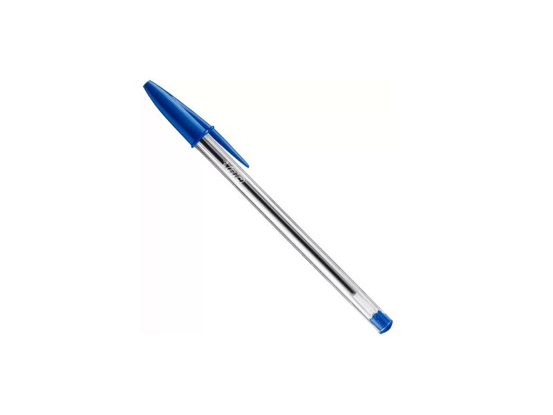 CANETA ESF BIC CRISTAL AZUL UND