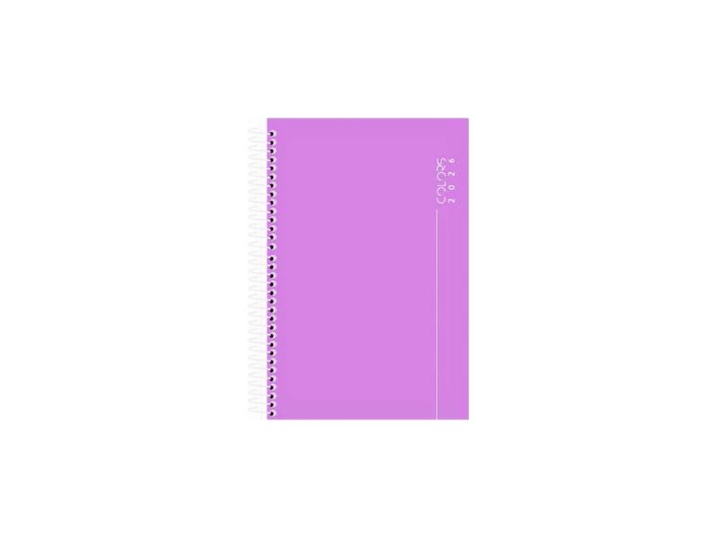 AGENDA ANUAL CADERNO ESP COLORS C/192FLS SD ANIMATIVA