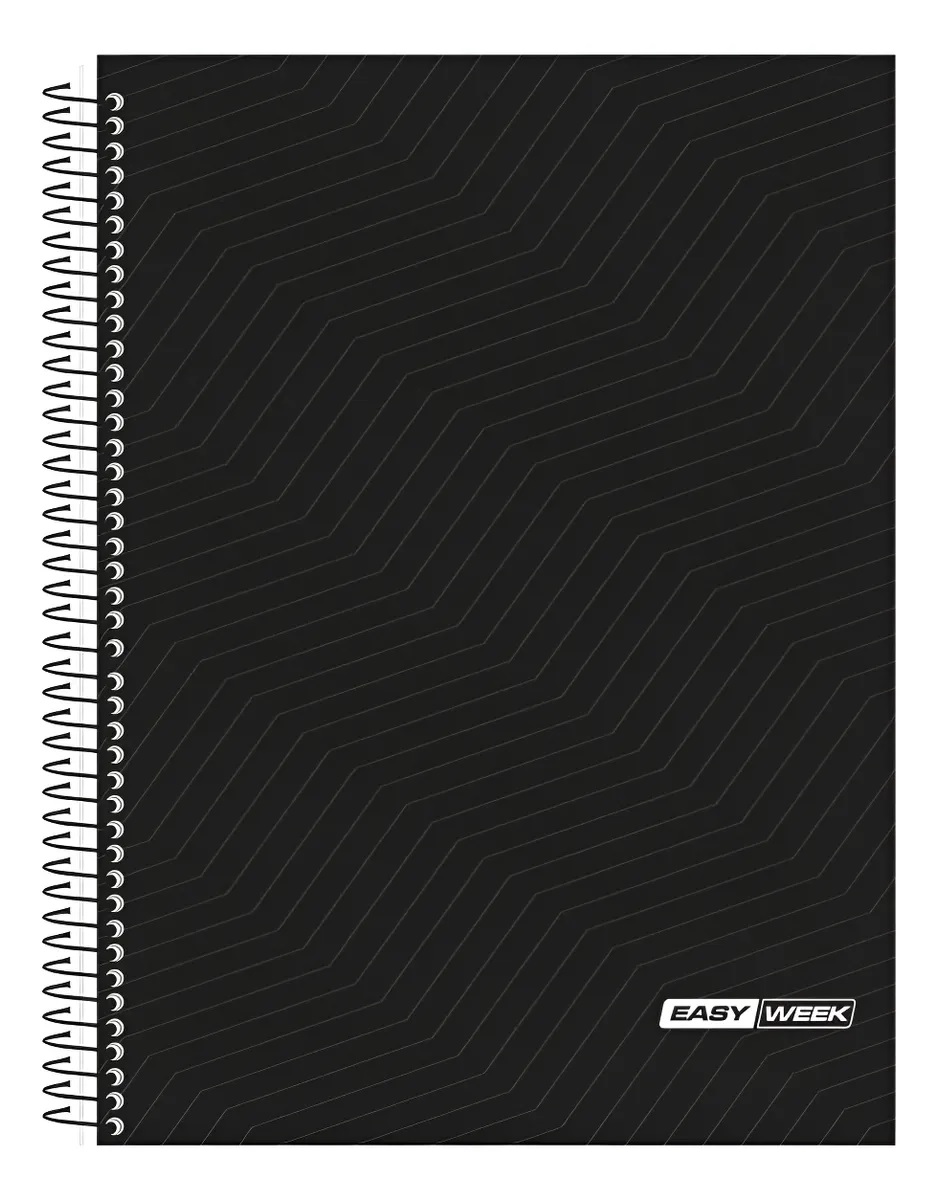 AGENDA ANUAL CADERNO ESP EASY WEEK C/64FLS ANIMATIVA