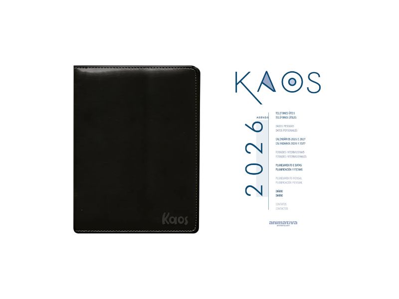 AGENDA ANUAL COST KAOS C/192FLS MOD: 9890 ANIMATIVA