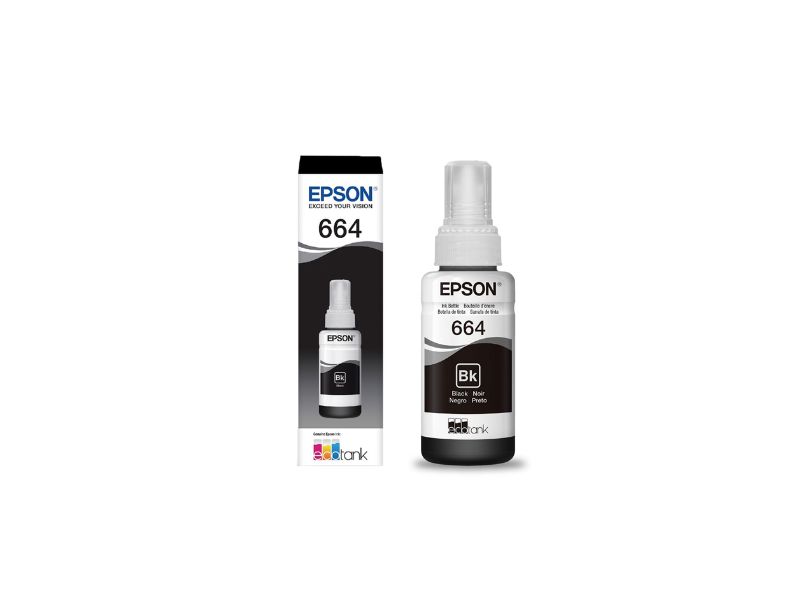 REFIL DE TINTA ECOTANK  T664120 PRETO 70ML EPSON