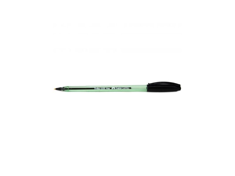 CANETA ESF FABER CASTELL TRILUX 035 PONTA FINE PRETA UND