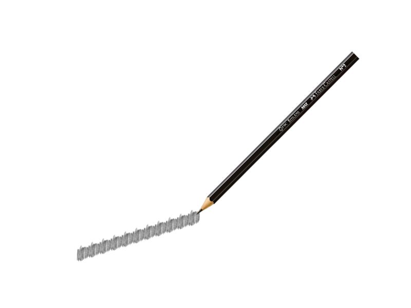 LAPIS PRETO N°2 = HB SEXTAVADO ECOLAPIS FABER-CASTELL