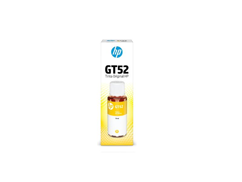 REFIL DE TINTA HP GT52 AMARELO M0H56AL