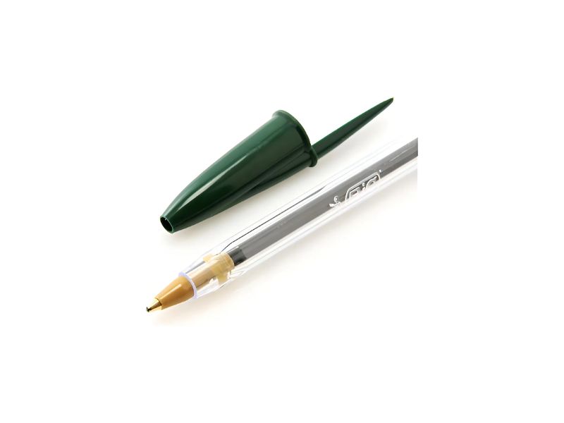 CANETA ESF BIC CRISTAL  VERDE UND