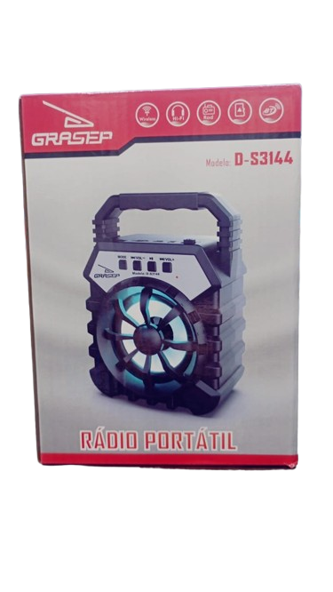 CAIXA DE SOM  PORTATIL BLUETOOTH 5.0 10W GRASEP