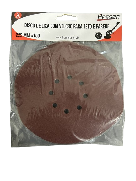 Disco de Lixa 225mm com Velcro para Lixadeira Girafa para comprar