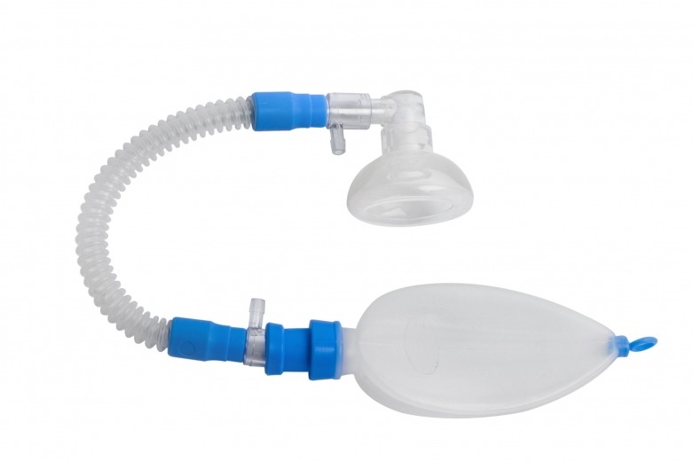 CONJ. DE ANESTESIA EM SILICONE BALÃO 1,0 L INFANTIL C/TRAQUEIA-UNITEC