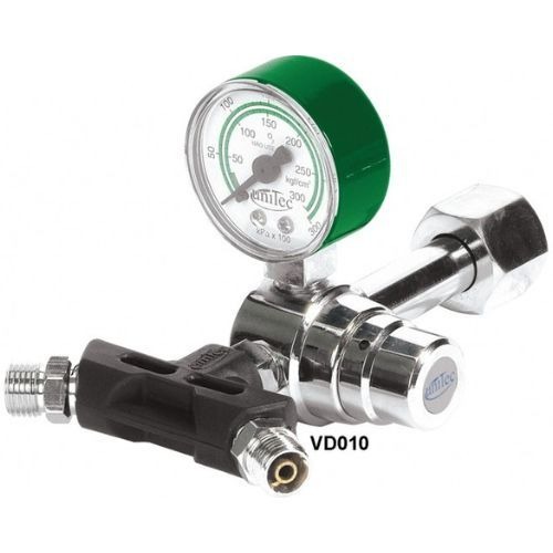 VALVULA REGULADORA PARA CILINDRO DE OXIGENIO COM 2 SAIDAS - UNITEC