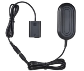Adaptador de Fonte Sony ZVE10, A6300, A6400 Adaptador de Fonte Sony ZVE10, A6300, A6400