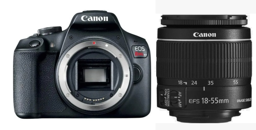 Kit Fotografia - Canon Rebel T7 + Lente 18-55mm Kit Fotografia - Canon Rebel T7 + Lente 18-55mm