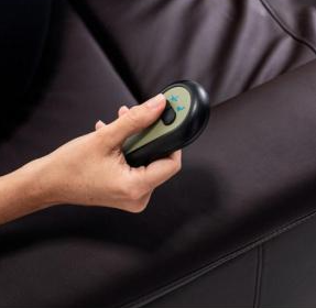 POLTRONA THERALIFT NOIR COURO MARROM -  THERAMART