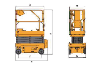 Plataforma Tesoura XG1008AC
